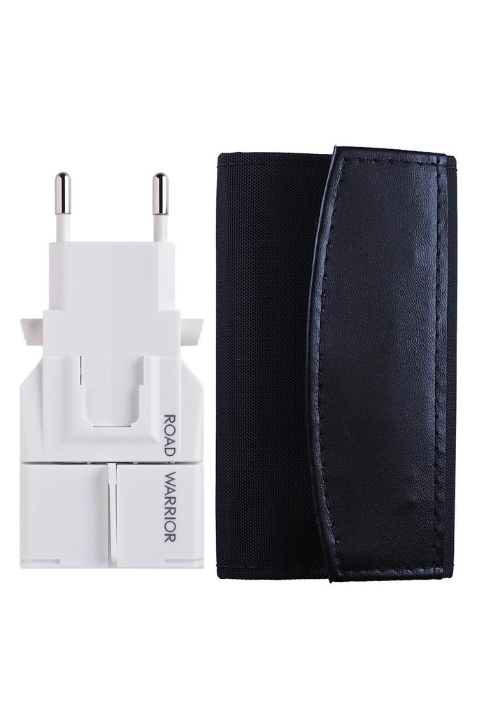 ROAD WARRIOR International Adapter GoCon Made in Japan RW110WH-S Plug, J, White,