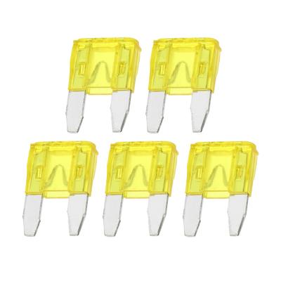 Partuto Set of 5 Mini 20AMP APM/ATM Universal Car Fuse Style Fuse Short