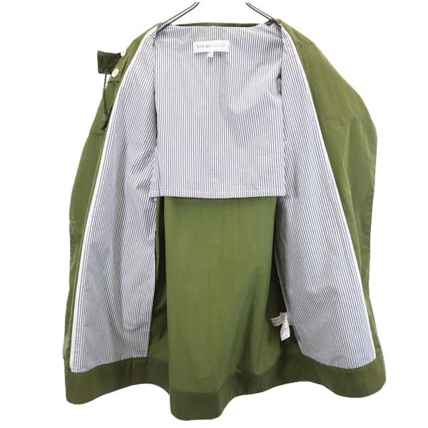 SEE BY CHLOE Mod Coat 4 Khaki Women Used