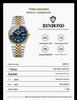 Binbang BINBOND Men's Luminous Waterproof Watch with Calendar and Large Dial