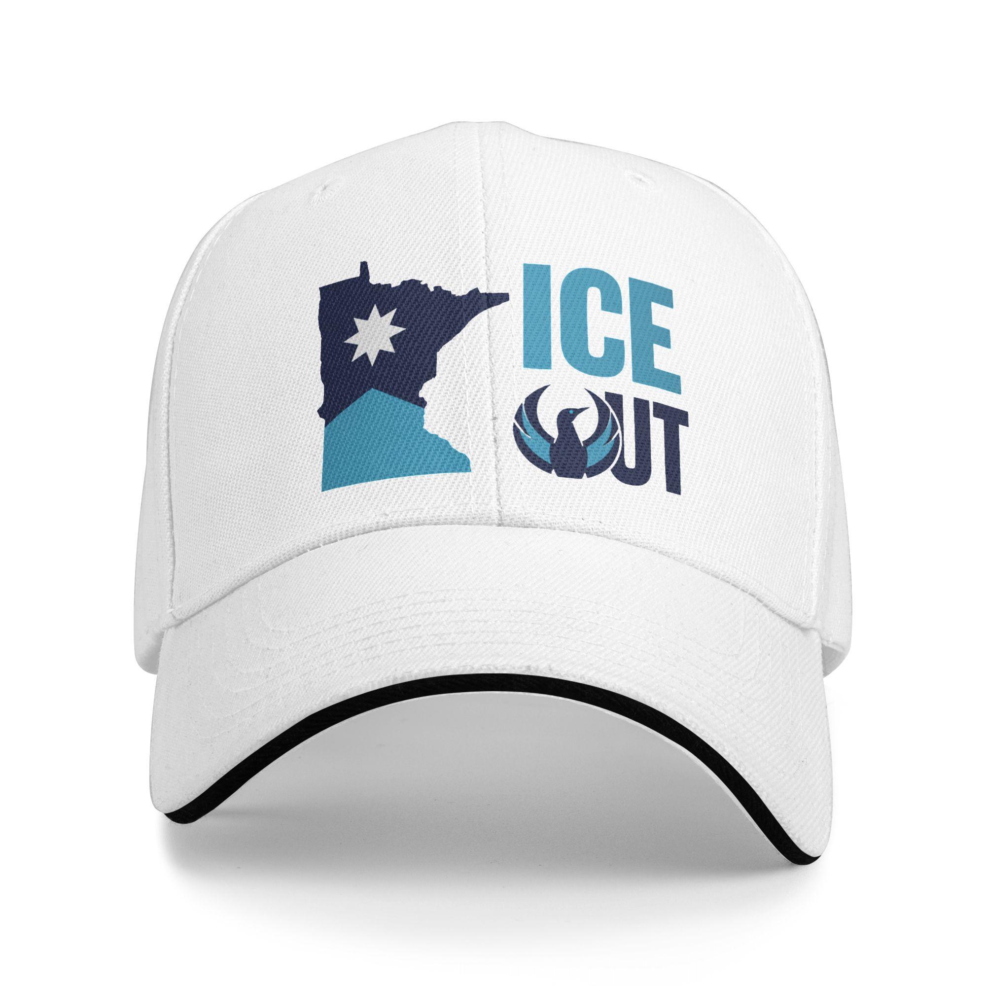 

ICE OUT Sun Baseball Cap Summer Couple Women Design Hip Hop Hats Wholesale Y2k Retro Running Hippie Snapback Cap As Picture белый