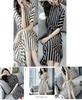 Elegant Women Fashion Summer A Line Stripe Midi Dress In Plus Size For The Stylish You