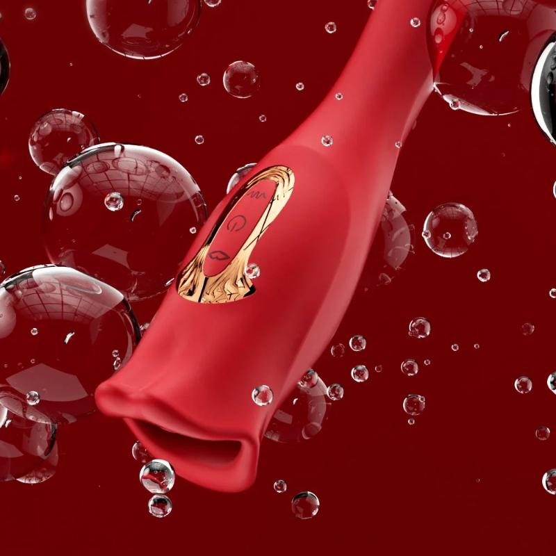 Tongue Licking Biting Vibrator for Women Oral Clitoris Nipple AnalStimulator Vagina Vibrators Female Masturbator Adult Sex Toy