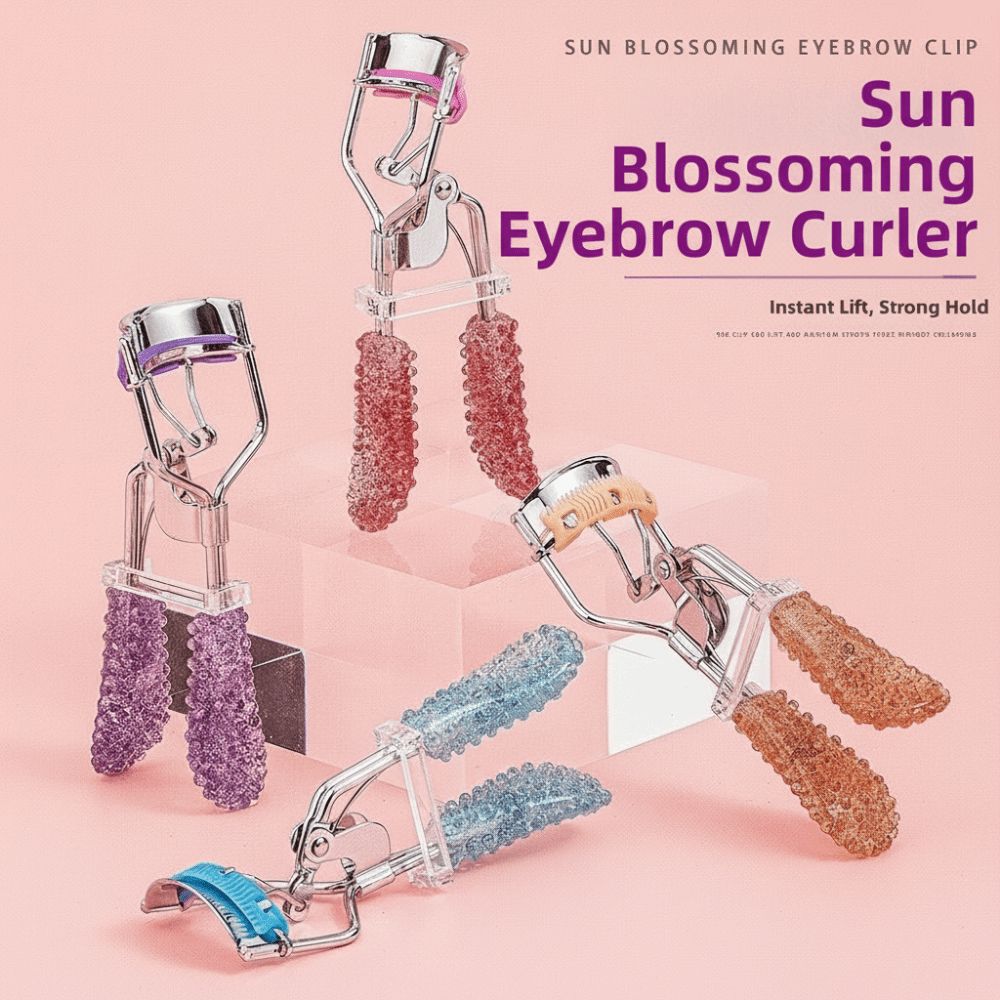 Kohlenstoffstahl Farbe Geschwungener Wimpernformer Tragbar Weitwinkel Wimpernformer Make-up