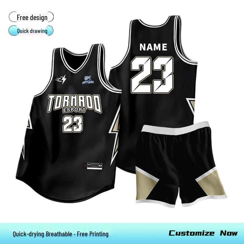 Men's Custom American Style Basketball Jersey Set