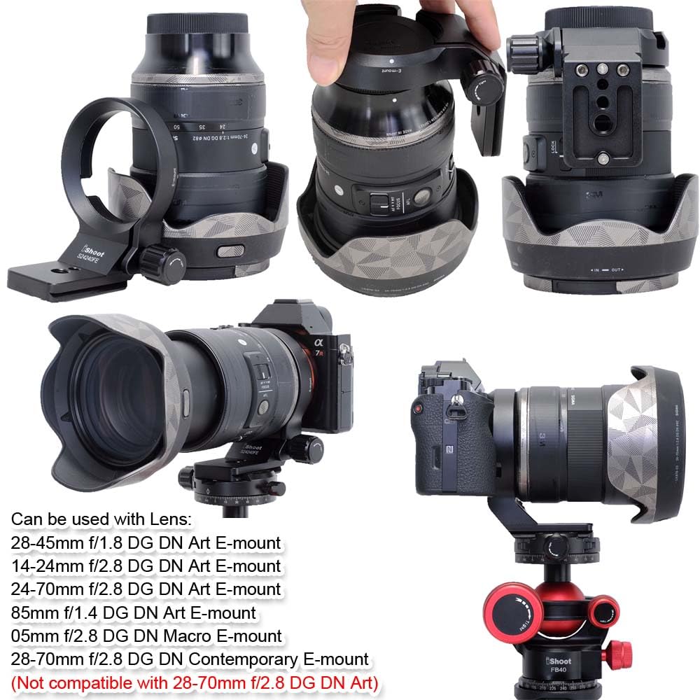 Tripod Mount Ring Lens Collar Compatible with Sigma DG DN DG DN DG DN 85mm DG DN DG DN 105mm DG DN Macro 28-45mm F1.8 Art, 24-70mm f/2.8 Art, 14-24mm