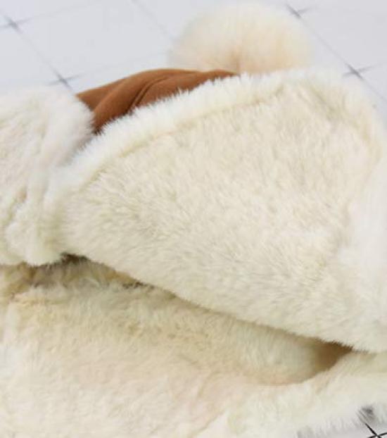 JIAHG Kids Flight Ages 6 Months 2 Years Warm Kids Hat with Ear Winter Cap for Girls and Sports Russian Khaki Cap, - Old, Flaps, Cute, Boys, Cap,