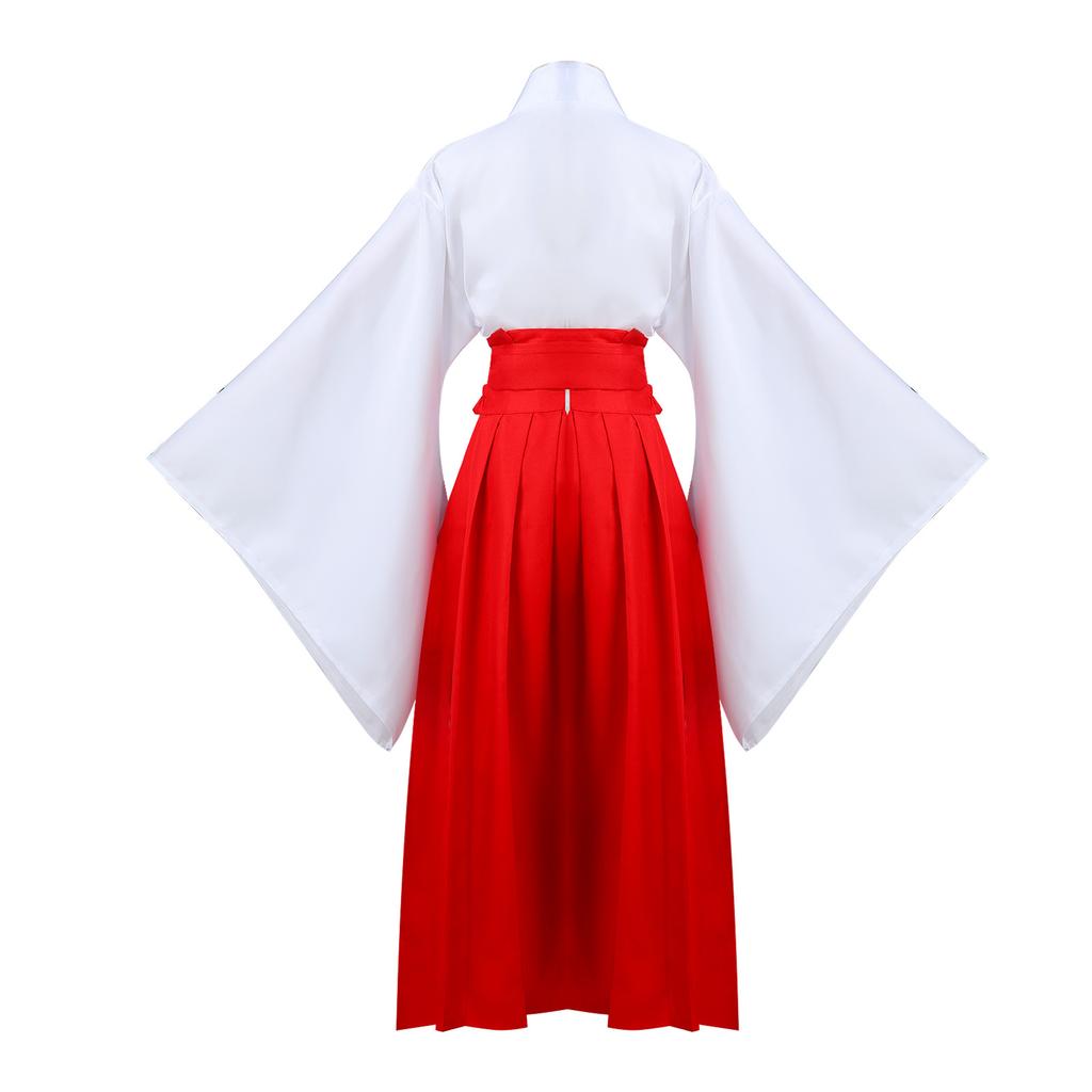 Tenue Cosplay Kimono de Miko, Costume Anime Traditionnel Jujutsu Kaisen