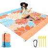 Beach Blanket Picnic Mat 180x210cm Waterproof Sandproof Portable Outdoor Sports Travel Hiking Camping Ground Cover Foldable Pad