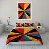 Abstract Radial Triangle Pattern. Bedding Sets Duvet Cover Sets Duvet Covers Pillowcases(1 * Duvet Cover 2 * Pillowcases Without Duvet Insert)