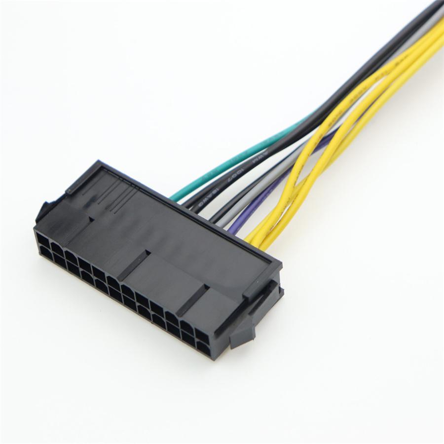 12" 24-Pin To 8-Pin 18AWG ATX Power Supply Adapter Cable for Dell Computers - New