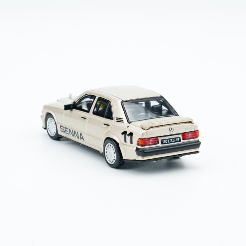 MINIGT 1:64 Mercedes Benz 190E 11 Ayrton Senna 1984 alloy car model 1076