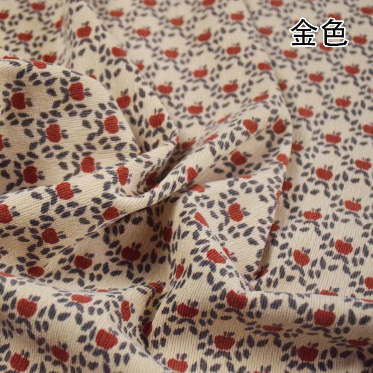 Elastischer Dicker Cordstoff, Graffiti Kleines Herz, Kinderbekleidung, Handgemachte Jacke, Schuhe, Tasche, 145x50cm, Winter