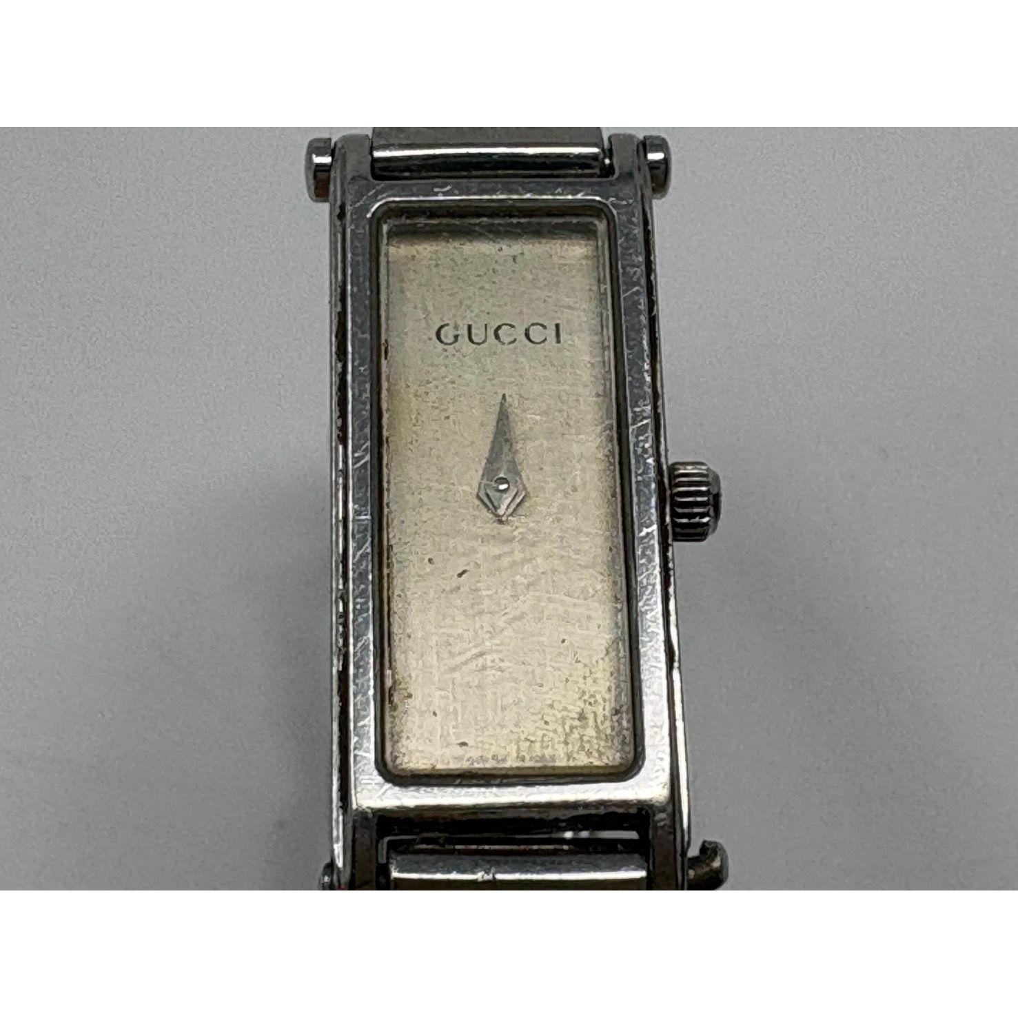 Used GUCCI Bangle Watch 1500L Operation not confirmed Current condition Junk 22008