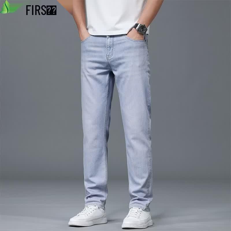 FIRS Men s Lyocell Blend Cool Feel Straight Jeans 28