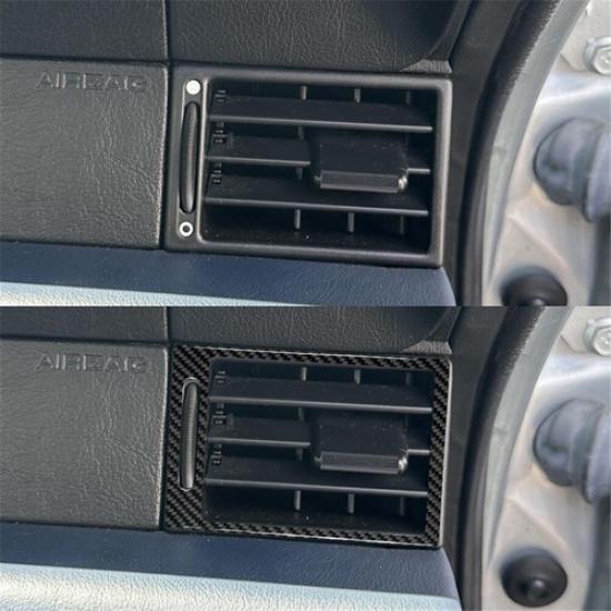 Carbon Fiber Interior Side Air Vent Outlet Cover Trim For Porsche 911 1989-97