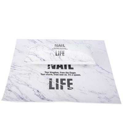 Set Almohada de Mano para Nail Art Soporte Cojín Reposamanos Lavable Alfombrilla para Mesa de Manicura Mármol