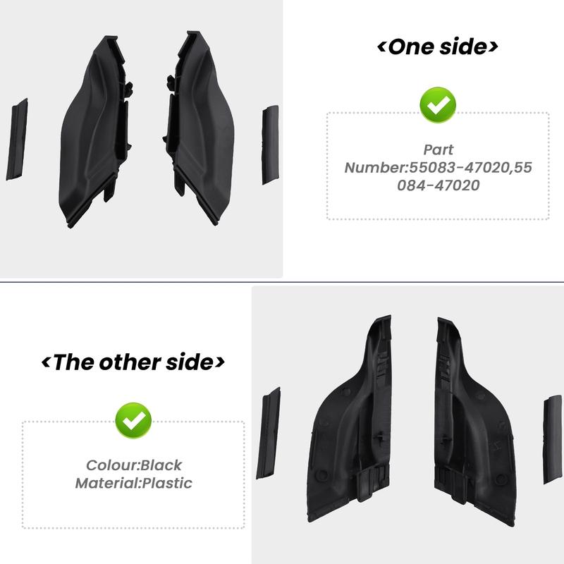 Trending 1Pair Front Cowl Side Vent Cover Windshield Wiper Side Cowl Cover For Toyota Prius 2010-2015 55083-47020 55084-47020