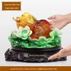 Golden Money-Attracting Three-Legged Toad Figurine - Home & Office Decor Ornament for Shop Openings
