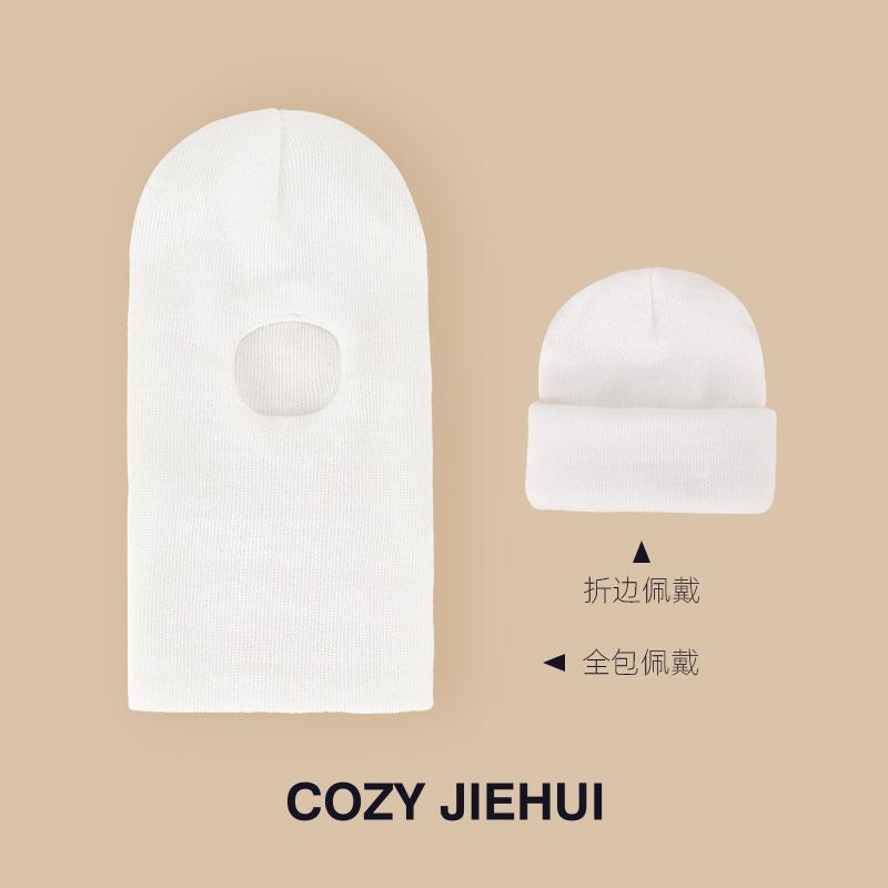 

Зимняя детская шапка-шарф с флисовыми ушками, шапка-пуловер для мальчиков и девочек, вязаная шерстяная детская цельная шапка