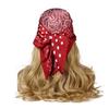 Women's French Retro Silk Cashew Scarf: Versatile Square Ribbon Headscarf