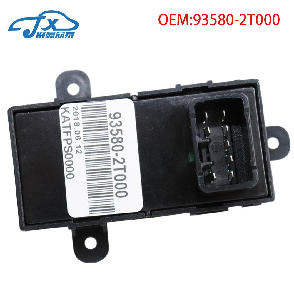 Rear Door Power Window Switch Rear Right or Left 93580-2T000 For 11-13