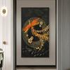 Chinese Style Plum Blossom Painting Decoration Poster Red Crowned Crane Giraffe Light Luxury Poster For Corridor Home Decor