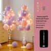 Glow-in-the-Dark Floor Balloons for Birthdays & Anniversaries, New Year’s Movable Stand