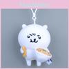 Bear Little Happily Drinks Tea Eats Noodles Steams Sweat Cartoon Pendant Plush