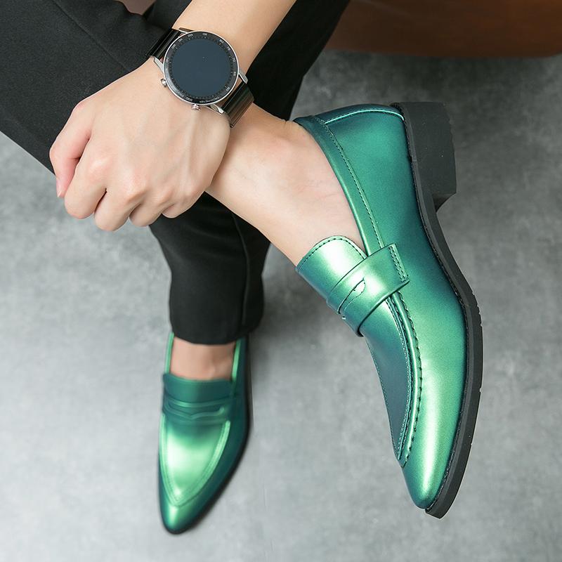 Hot Selling Men's Loafers Europe America Soft Soled Comfortable Men's Leather Casual Shoes Office Banquet Versatile Dress Shoes