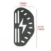 2 Pieces E Bike Rear Foot Pegs for A7 Modified Portable Replaces Non Slip High Performance