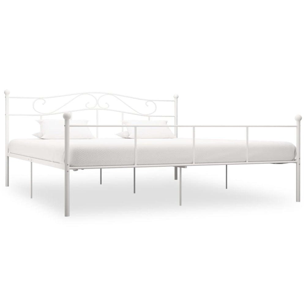 Bed Frame Without Mattress Metal 180x200 Cm