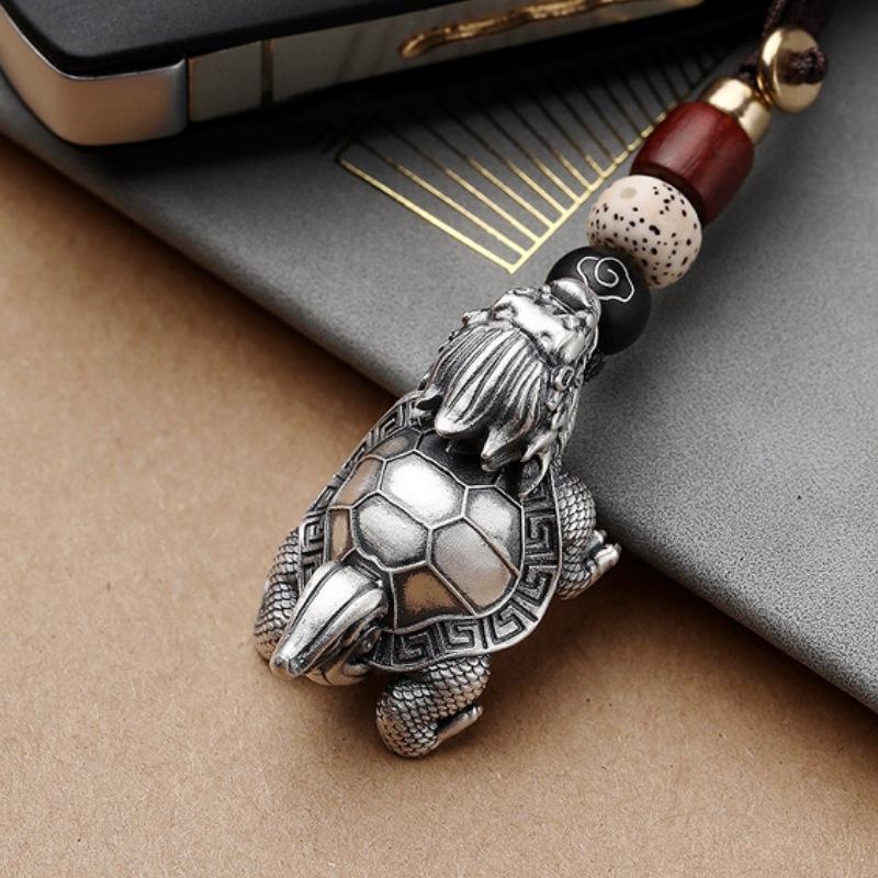 Dragon Turtle Pendant Xuanwu Xiang Pendant Male Dragon Head Turtle High End Pendant