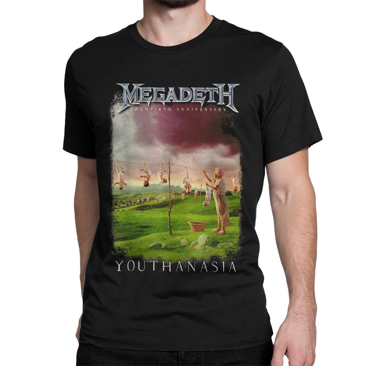 

Новинка Футболки Метал Рок Группы Rust In Peace Мужские Женские Круглый Вырез 100% Хлопок Футболка Megadeths Футболки с Коротким Рукавом Вечеринка Топы 4XL