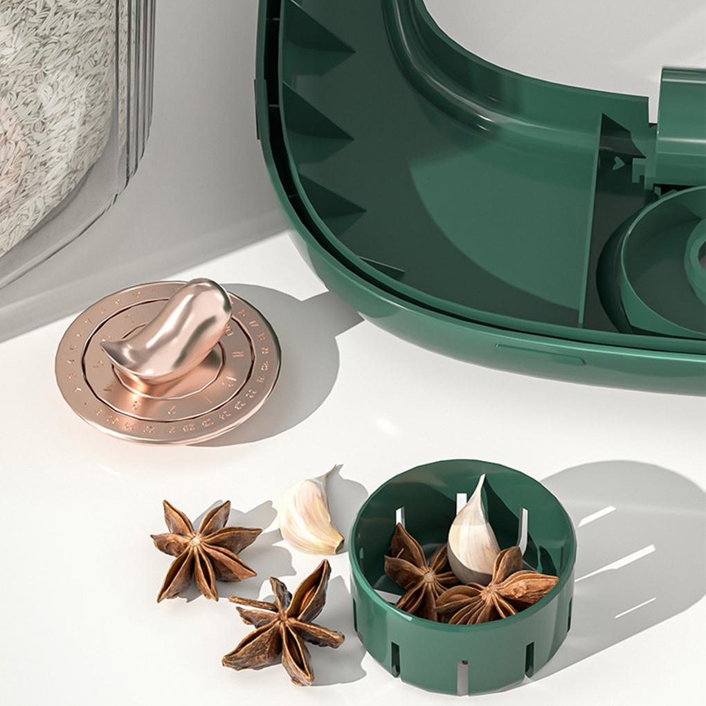 Cafe Moisture-proof Rice Bucket Transparent Visible Easy To Store Timed Fresh Rice Bucket Household