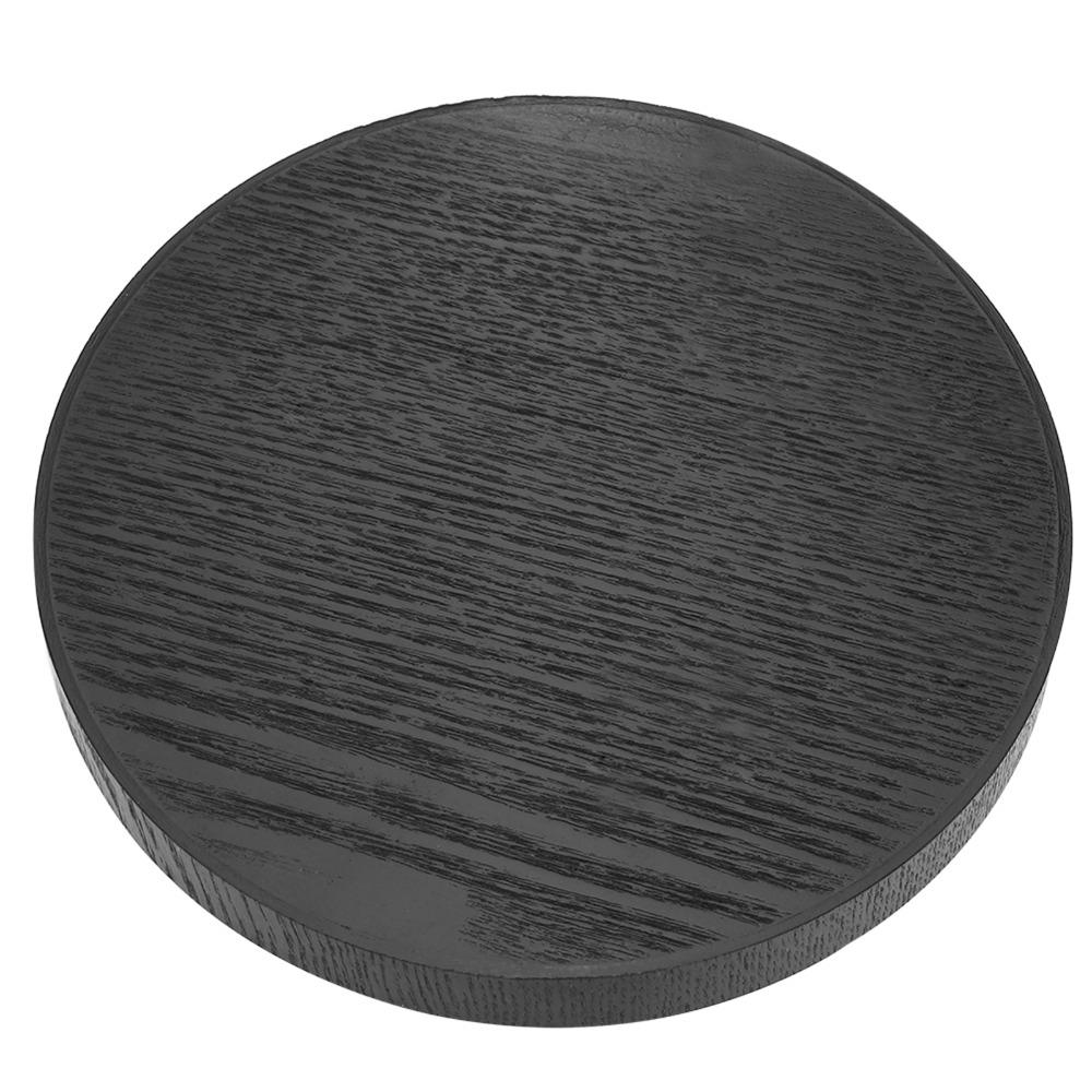 Black Color Wood Serving Tray Solid Wood Tea Serving Tray Platter Food Serving Tray  Restaurant Use