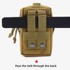 Large Capacity Multifunction Belt Pouch Waist Hanging Clip-On Case Bag  Sport Fitness