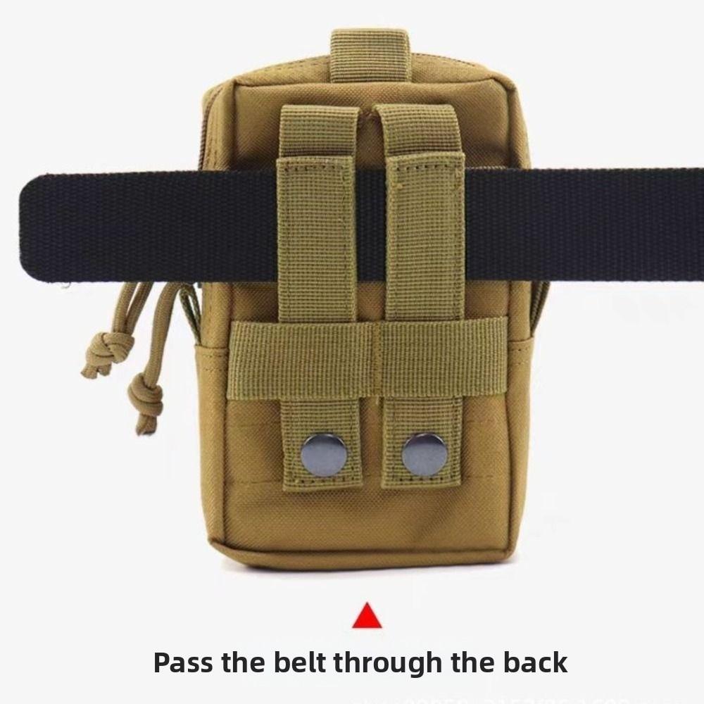 Large Capacity Multifunction Belt Pouch Waist Hanging Clip-On Case Bag  Sport Fitness