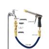 High-Pressure Retractable Garden Hose Set with Water Gun for Car Wash & Flower Watering