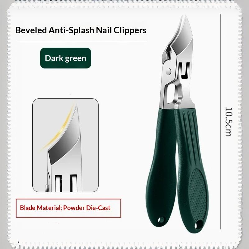 1/3 Pièces Coupe-ongles Obliques Bec d'Aigle 25° Bord Incliné Coupe-ongles Anti-Éclaboussures Cuticule Remover Outil Manucure Pédicure