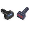 Caricabatteria per auto USB doppio 4 in 1, adattatore per carica rapida da 3,1 A, display digitale, tensione, temperatura