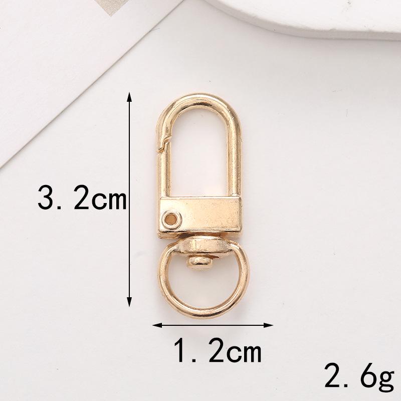 

Цинковый сплав пружинное кольцо карабин застежка брелок аксессуар для обуви Key Ring