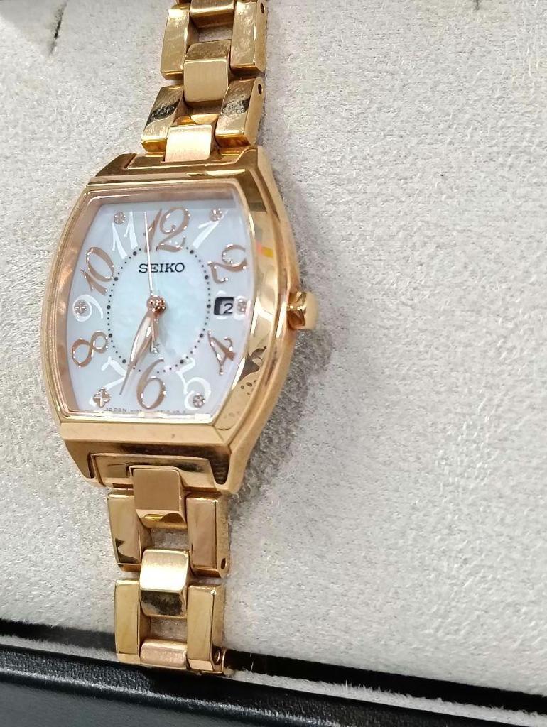 [USED] Working Seiko Rukia Women's Watch, Radio-Controlled Solar