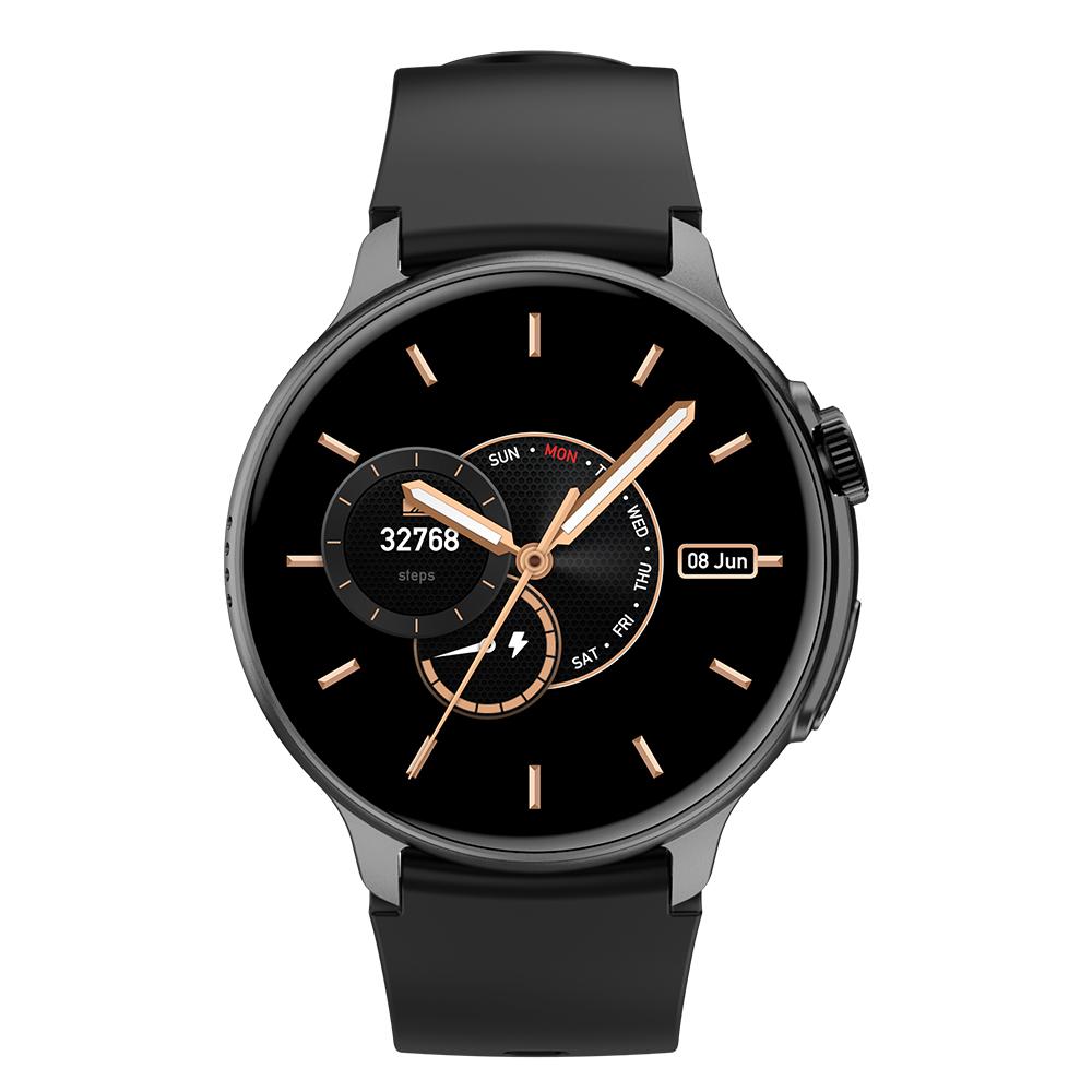 S58 AMOLED Round Screen Bluetooth-compatible Call Smart Watch Heart Rate Monitor Fitness Tracker