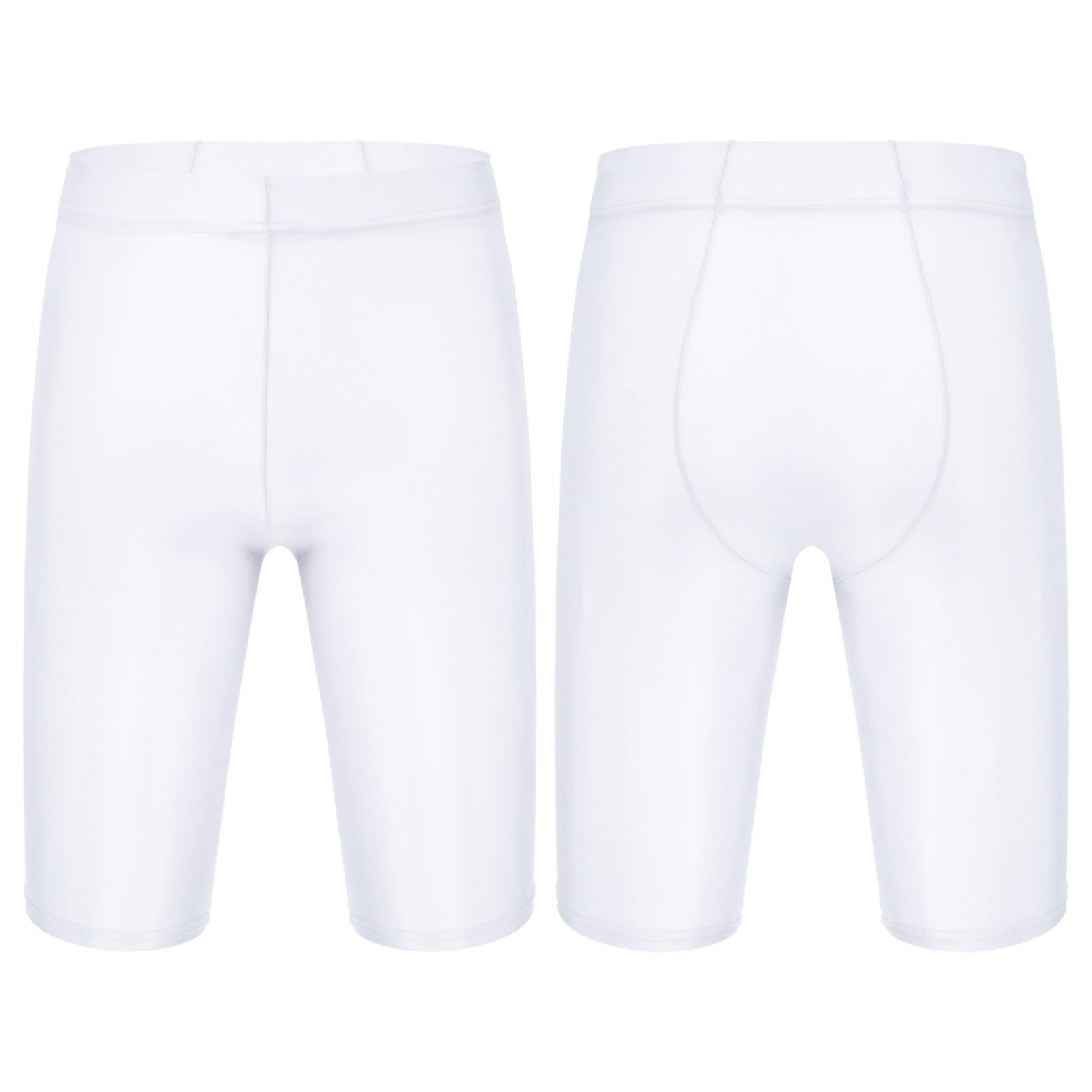

Блискучі глянцеві боксери, чоловічі прозорі еластичні безшовні шорти, легінси, дихаючі плавки M білий