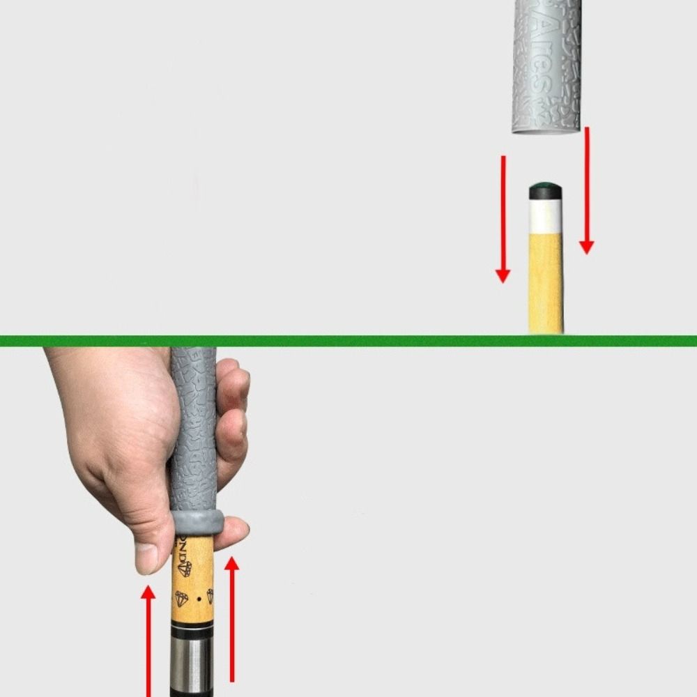 Schweißfeste Billard-Wrap-Queue-Butt-Hülle Billard-Schutzgriffe Billardzubehör