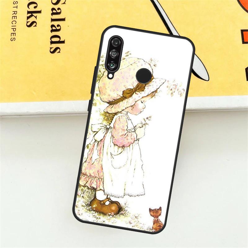 Sarah Kay pattern For Huawei Nova 12S 12i 9 10 SE 7i 8i 11i Y60 Y61 Y70 Y72 Y73 Y90 Y91 P20 P40 P30 Lite Case