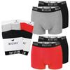 Mustang Bokserki Męskie 4 Sztuki Zestaw Bawełna Logo Kolor