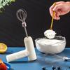Cordless Electric Handheld Mixer 3-Speed Multi-Use Kitchen Tool for Baking Whisking Eggs Mixing Dough Cream Home Bakers