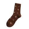 Little Bear Socks Women's Mid-calf Socks Spring and Summer Styles Cute and Trendy Cartoon Versatile and Casual Socks